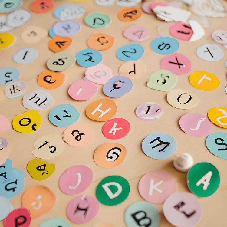 Gommette/Sticker - Chiffre/Alphabet