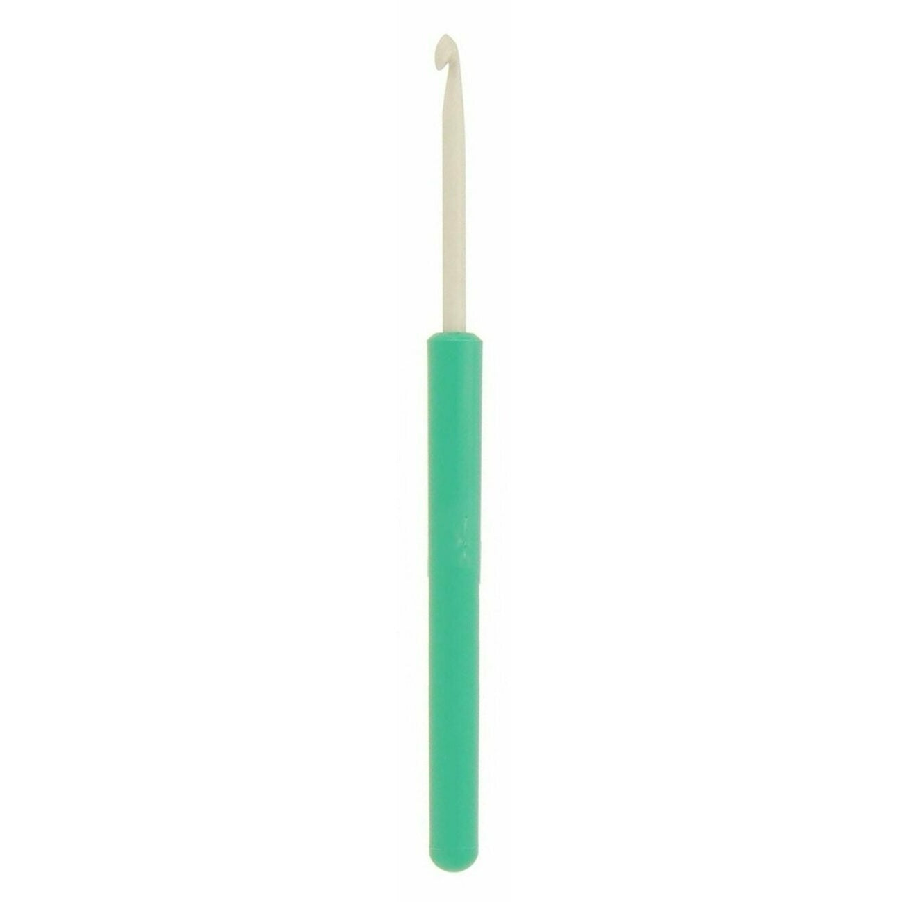 Crochet - plastique - Taille 6 mm x 14 cm - Blanc