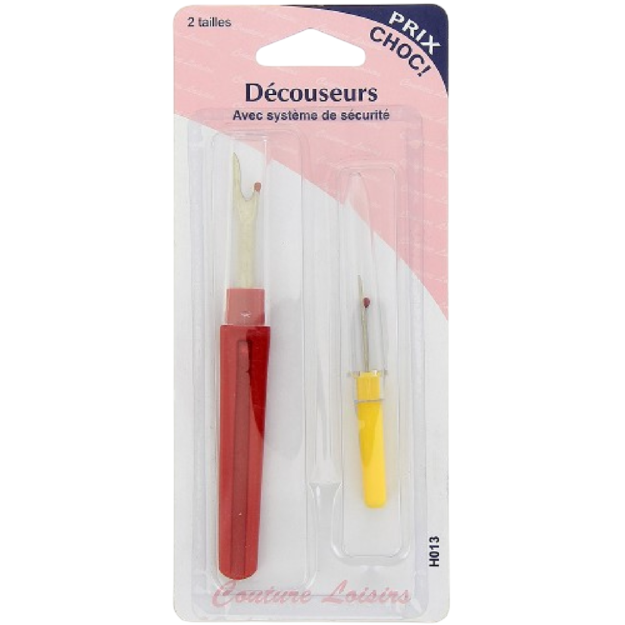Découseur + étui de protection - 2 tailles - système de sécurité - 2 pièces