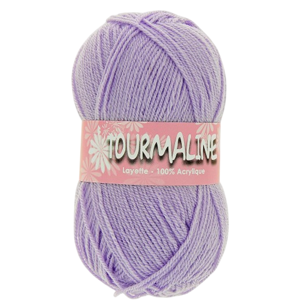 Pelote layette - violet - 2 pièces de 50gr - Acrylique - Tourmaline