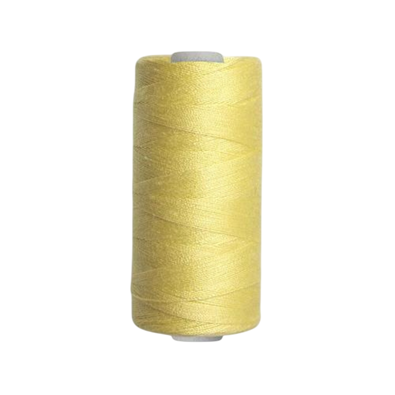 Bobine de fil à coudre - jaune pastel - 500 m - 100% polyester - tous tissus