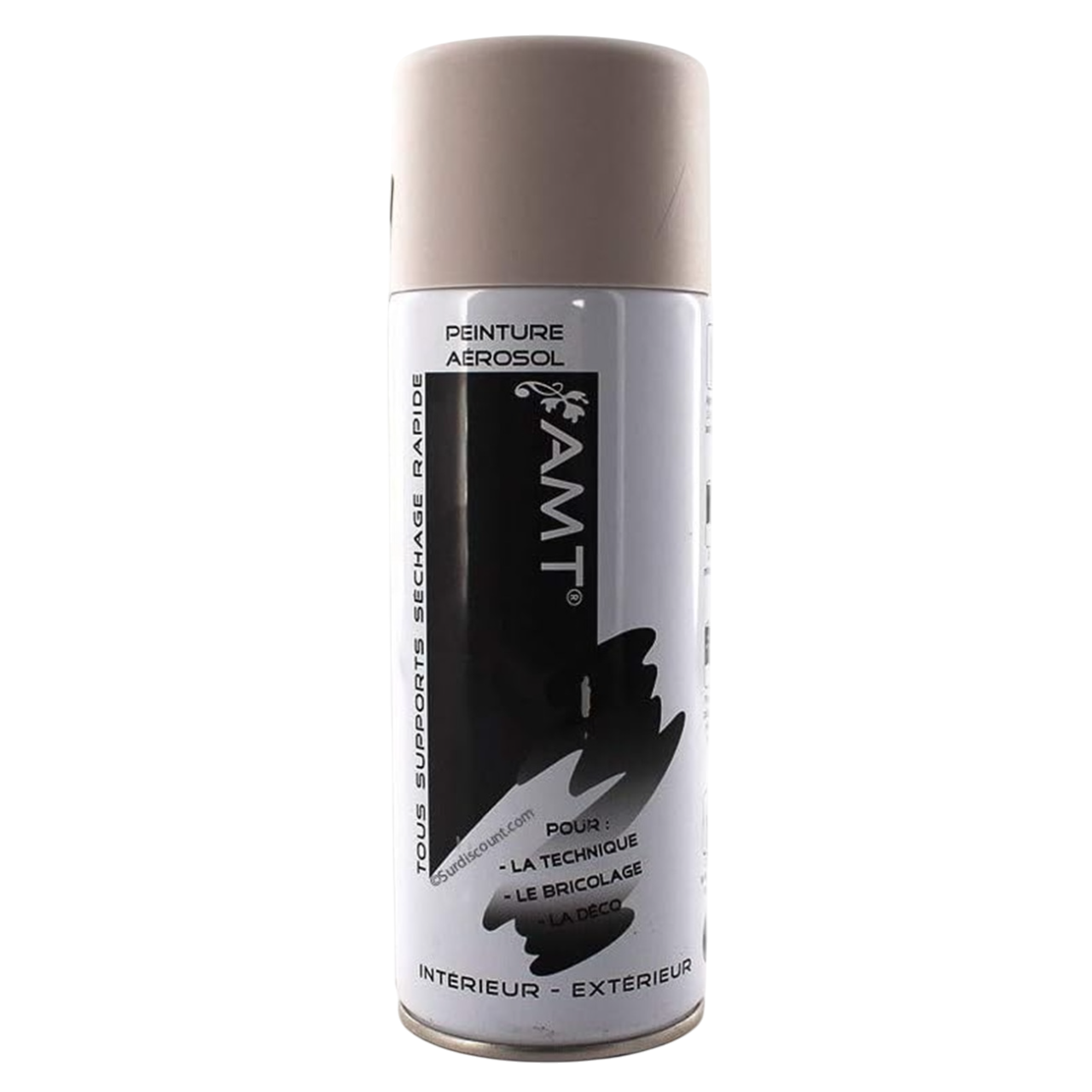 Peinture aérosol Acrylique - Gris clair mat - 330 Ml - tous supports intérieur extérieur