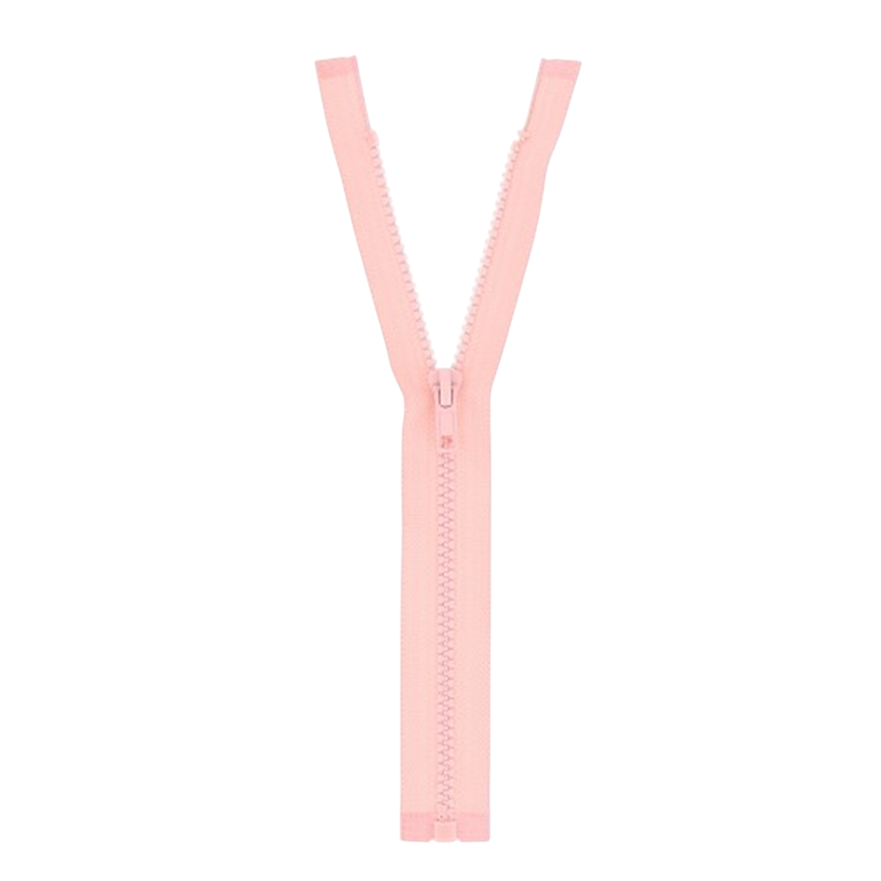 Fermeture à glissière - Rose - Séparable - Injecté : N° 5 - 75 cm - Plastique