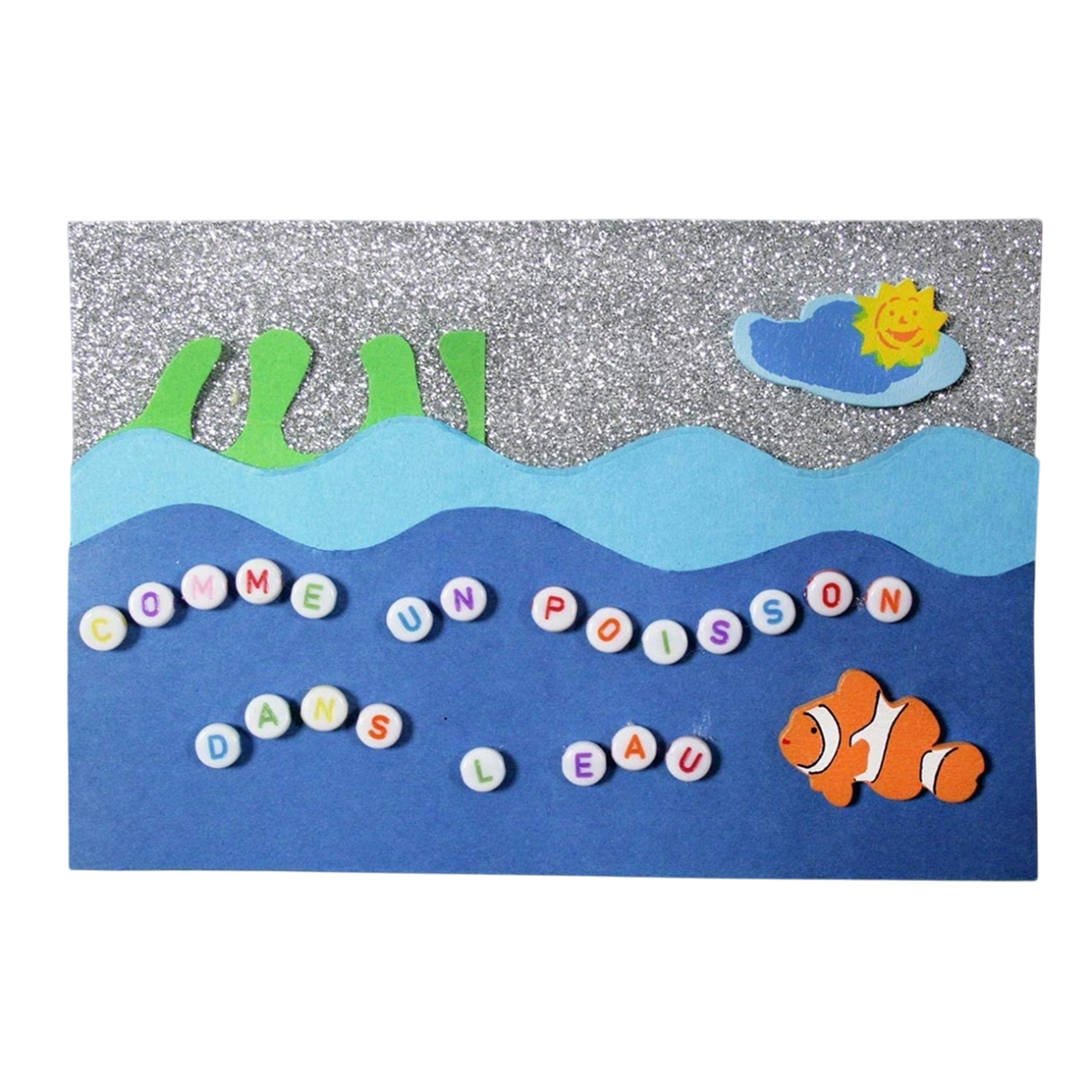 Perles acryliques - rondes lettres - D3 mm - environ 373 perles