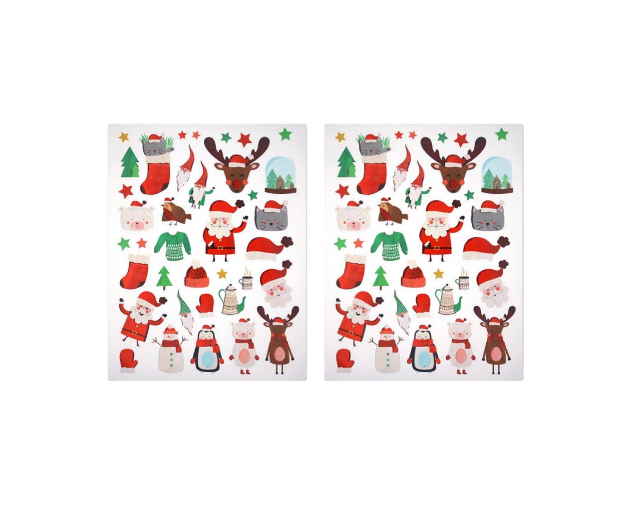 Gommettes noël enfant - 74 pièces - de 1 à 5.3 cm