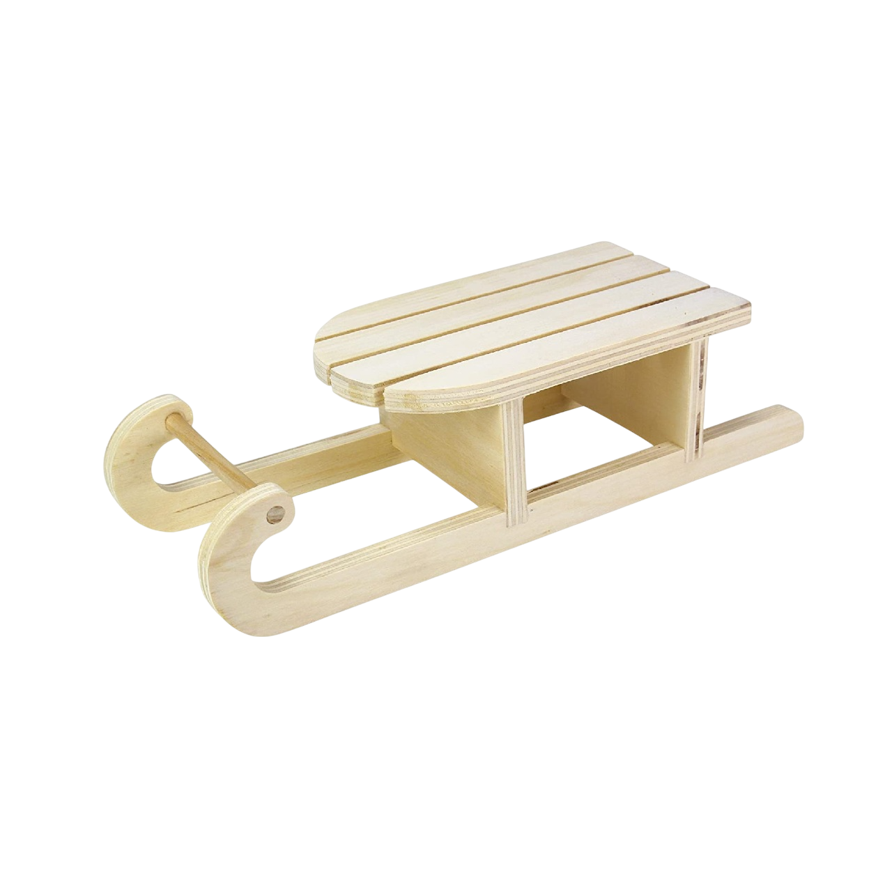 Luge - bois naturel - 24,5 x 9 x 6,5 cm - personnalisable