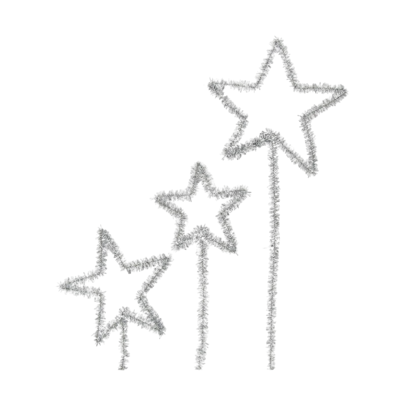 Lot de chenilles métallisées pour créations enfants. Canocea France