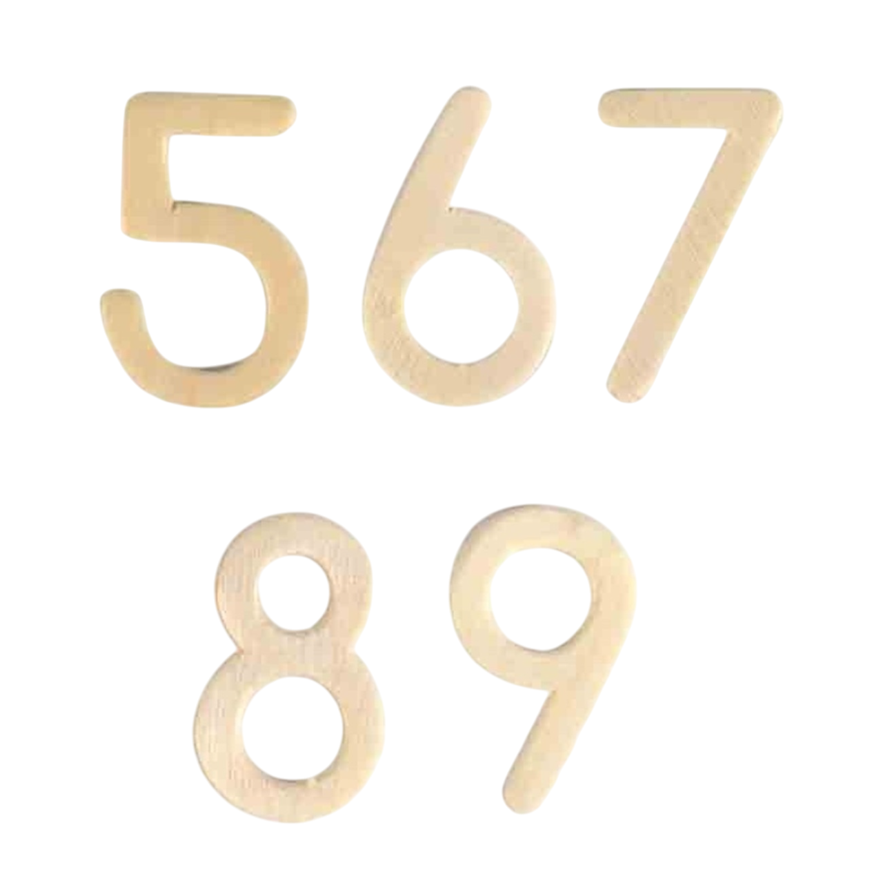 Chiffres DIY en bois pour calendrier de l’Avent. Canocea France