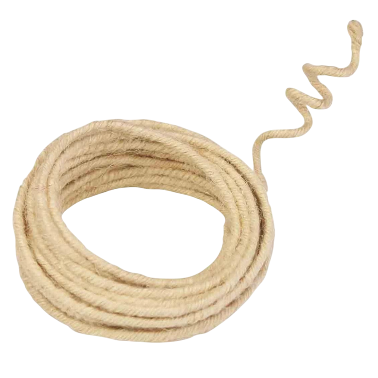 Corde de jute armée beige diamètre 2 mm longueur 3 m - accessoire déco DIY et artisanat. Canocea France
