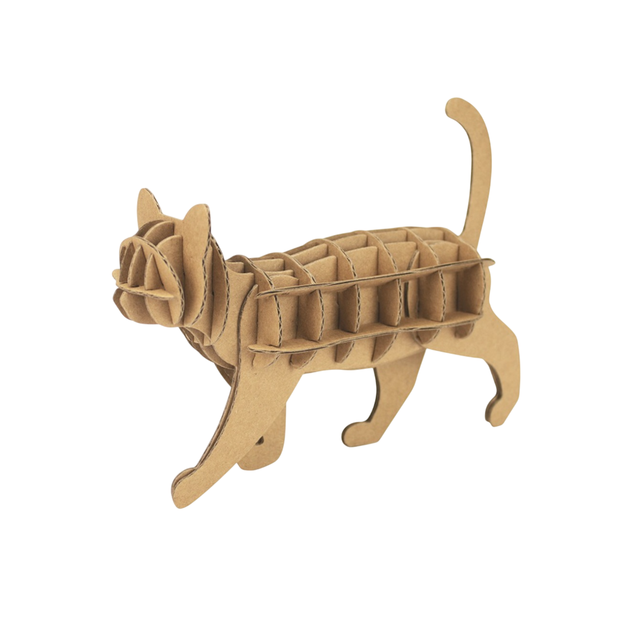 Puzzle 3D - Chat- 17x10x5cm - Carton - support personnalisable - Maquette
