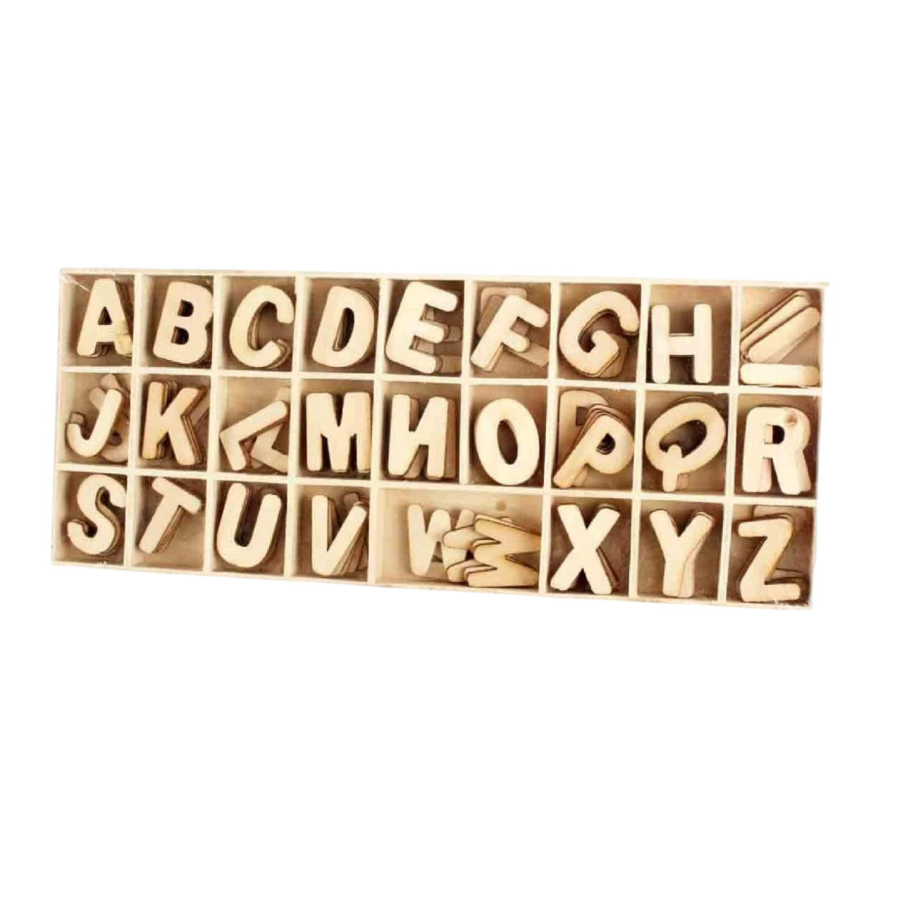 Coffret alphabet bois 130 pièces personnalisables. Canocea France
