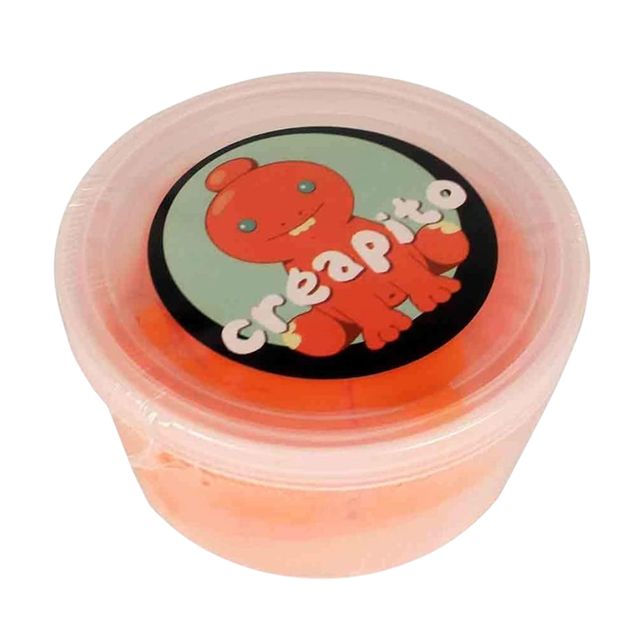 Pâte à modeler légère orange foncé Créapito 28 g – sèche à l’air. Canocea France