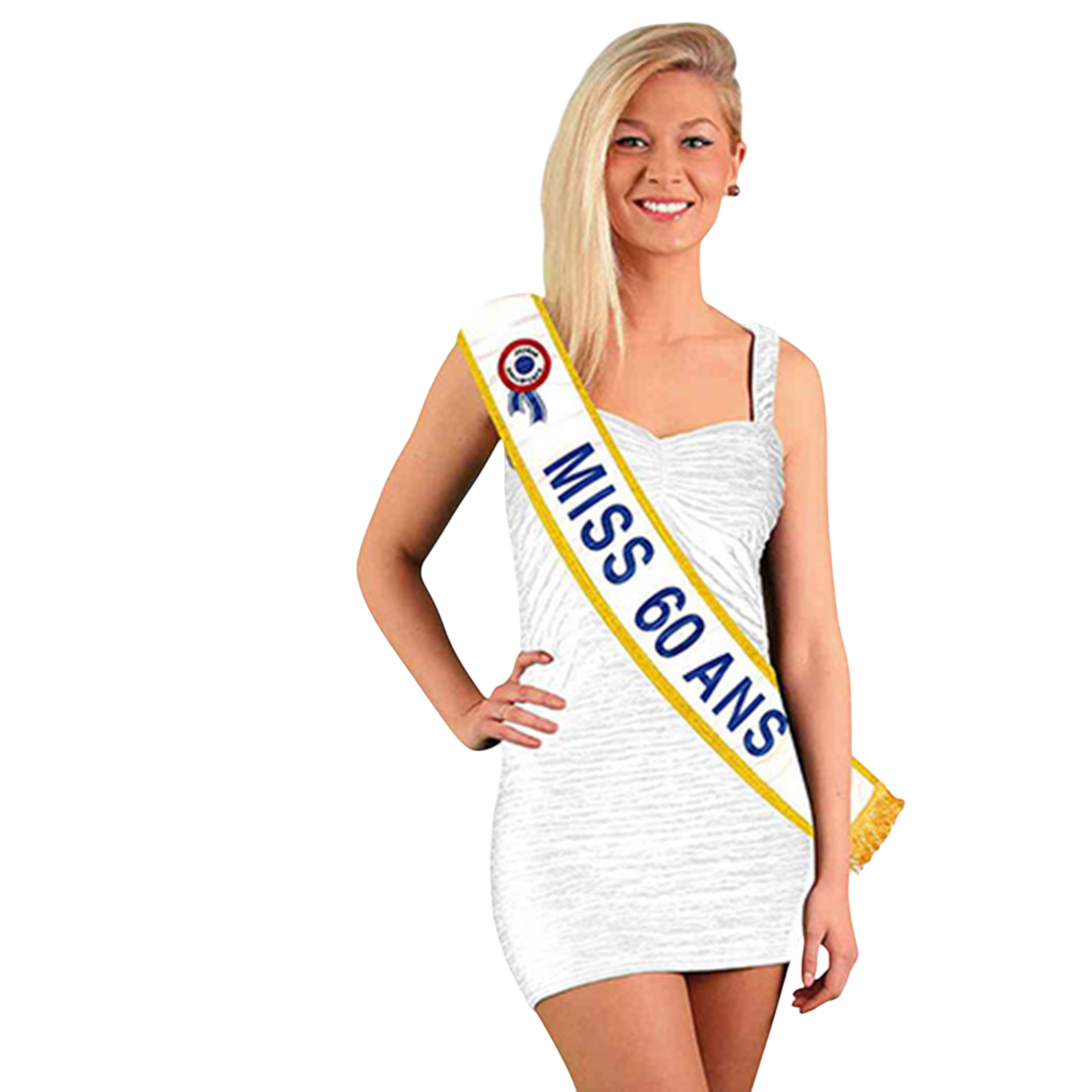 Echarpe satinée pour célébrer ces 60 ans avec fantaisie. Canocea France