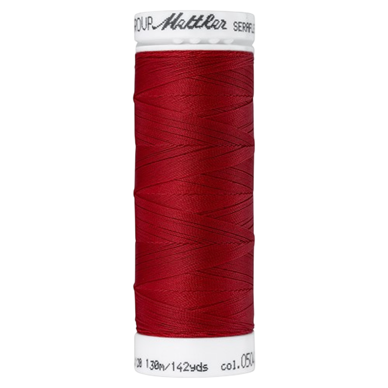 Bobine de fil coudre - rouge - 130m - Haute élasticité - METTLER - 100% polyester