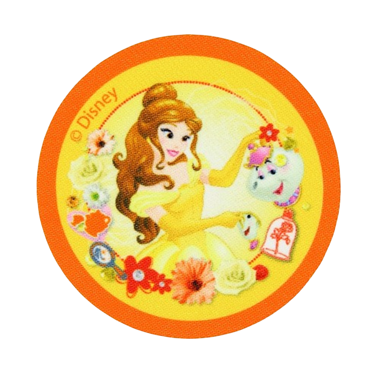 Pièce thermocollante - Princesse La belle - D7,cm - Walt Disney - Ecusson