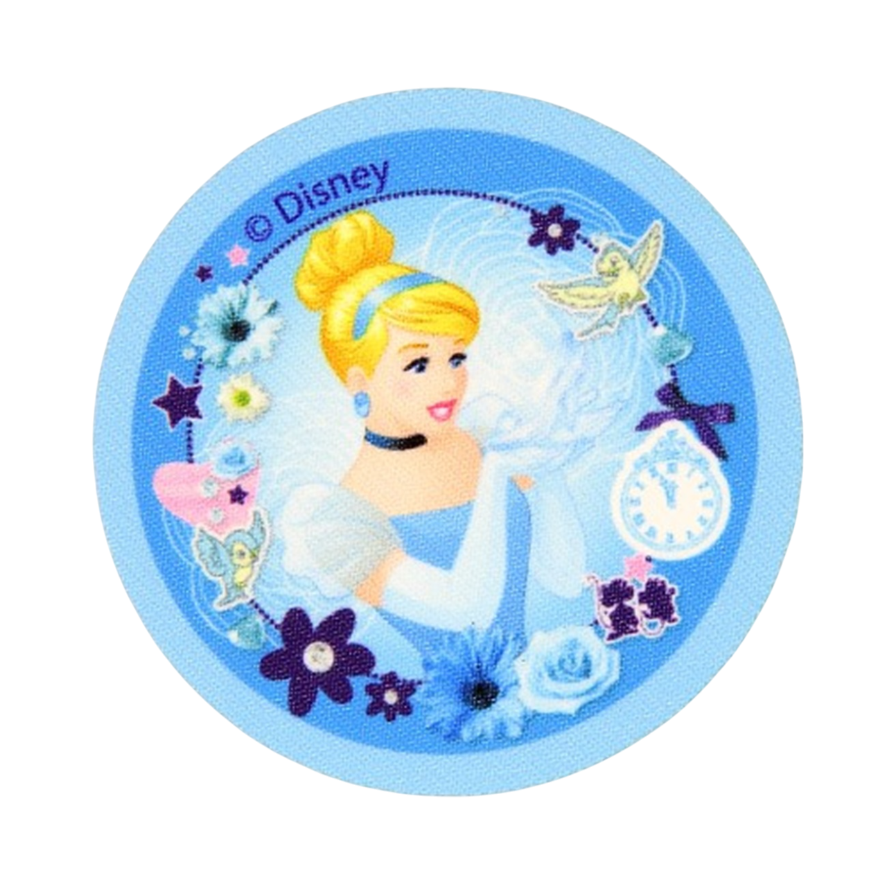 Pièce thermocollante - Princesse Cendrillon - D7,cm - Walt Disney - Ecusson