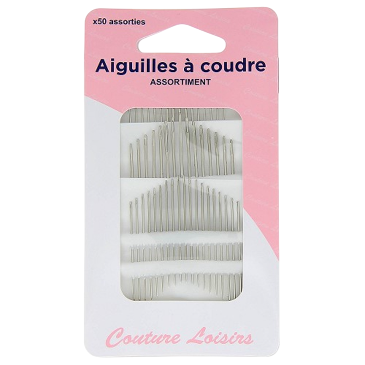 Aiguilles à coudre - tailles assorties - 50 pièces