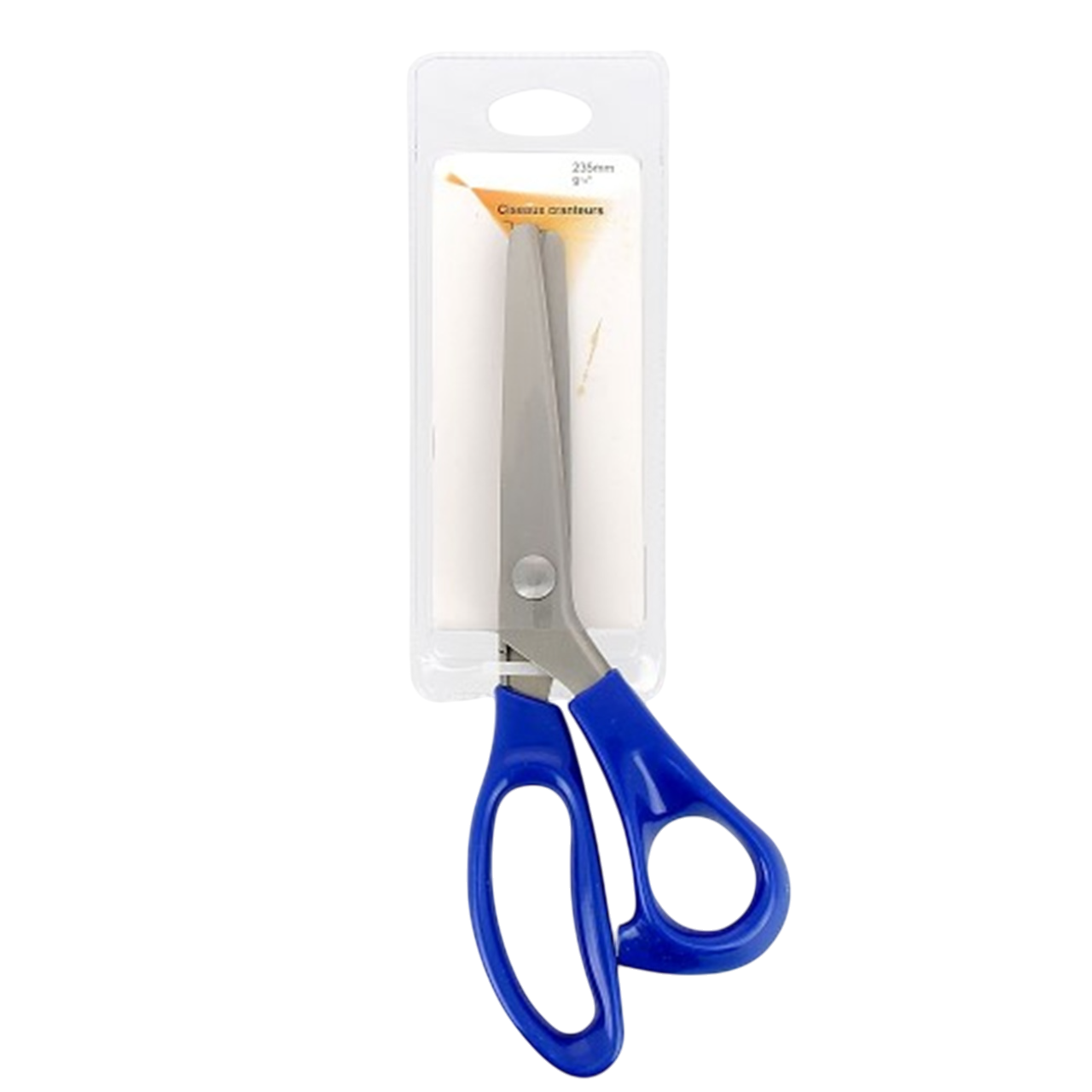 Ciseaux cranteurs 23,5 cm noir avec poignée ergonomique pour droitier - canocea