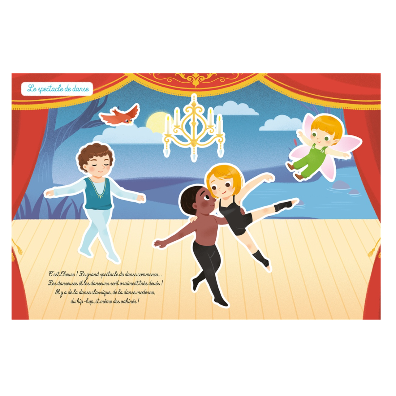 Cahier histoire à animer + autocollants repositionnables - Princesses - 20 x 26 cm - AUZOU