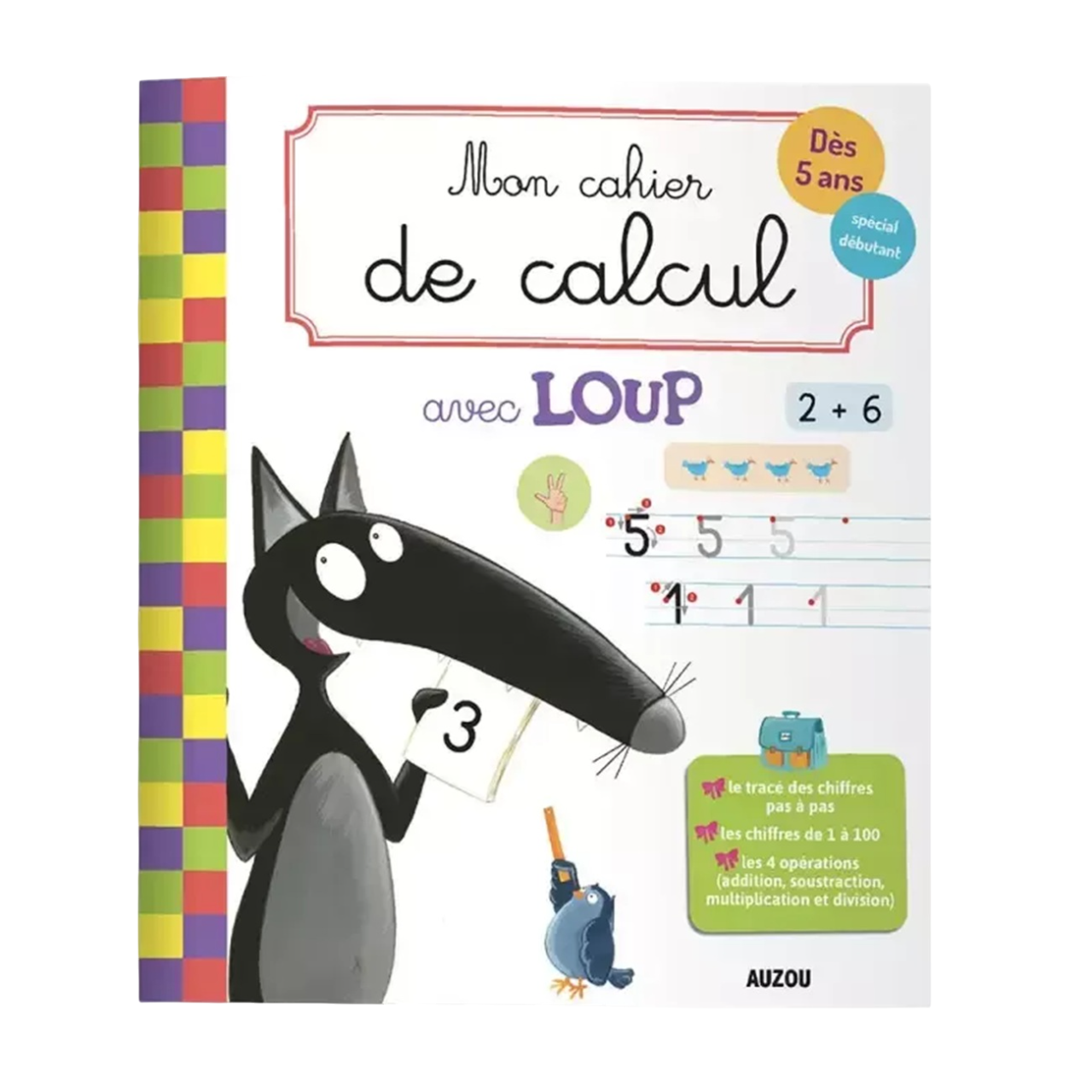 Mon cahier de calcul - 40 pages - 23 x 19,5 cm - AUZOU