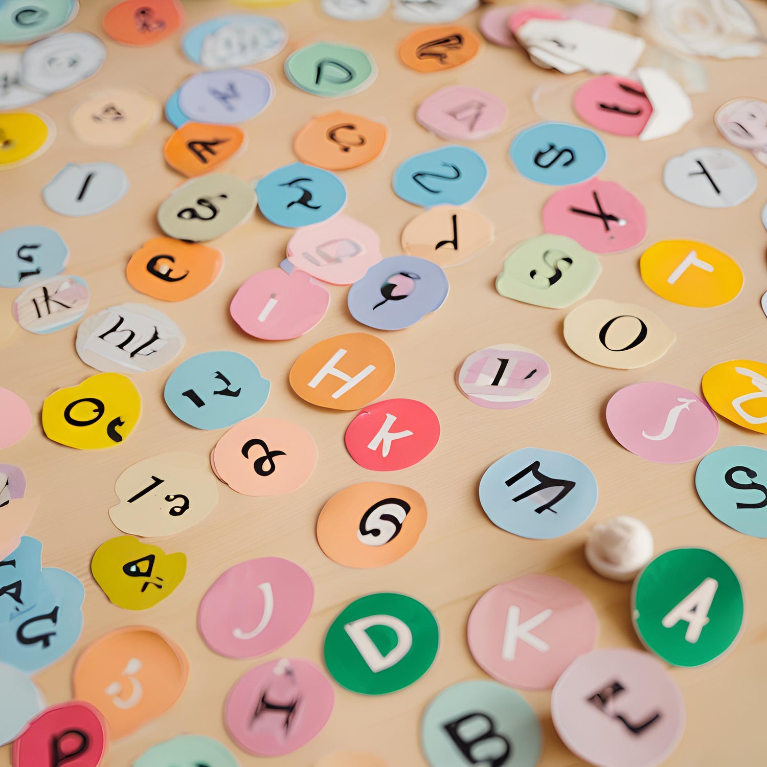 Gommette/Sticker - Chiffre/Alphabet