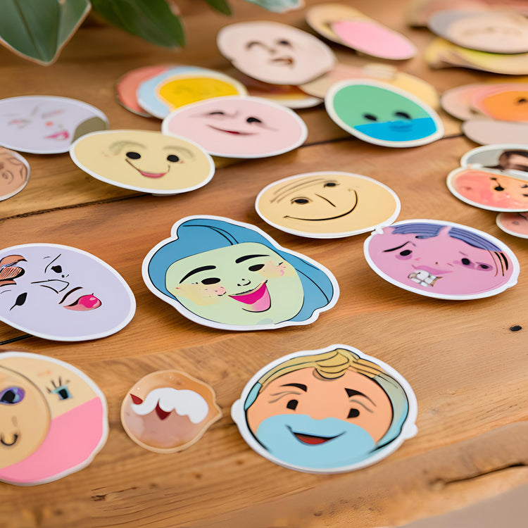 Gommette/Sticker - Expression/Visage