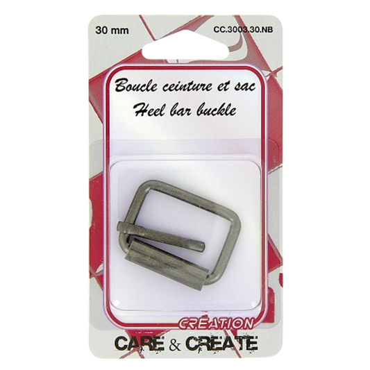 Boucle ceinture - noire - 30mm - fermoir sacs, sacoche, cartable (Copie)