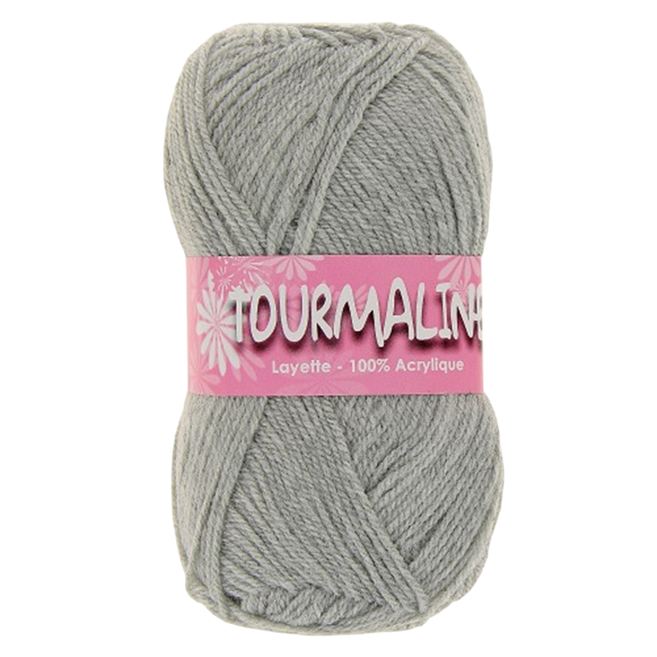 Pelote layette - gris clair - 2 pièces de 50gr - Acrylique - Tourmaline