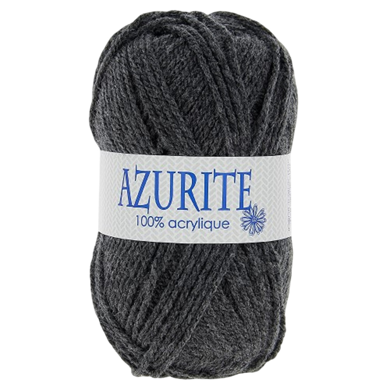 Pelote de fil à tricoter - gris anthracite - Acrylique - 10 pièces de 50 gr = 1 pull