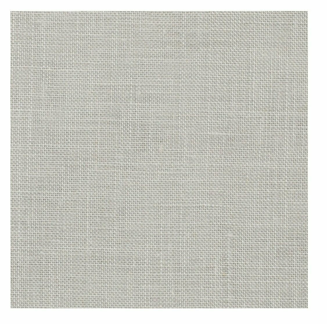 Toile à broder en lin gris clair 12 fils/cm 45x40 cm – idéale pour broderie fine. Canocea