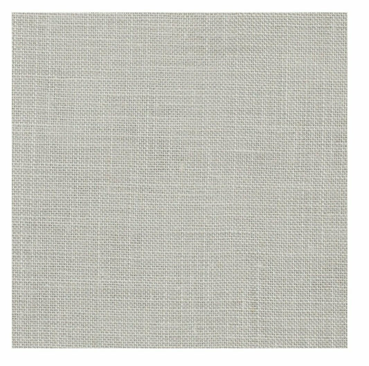 Toile à broder en lin gris clair 12 fils/cm 45x40 cm – idéale pour broderie fine. Canocea