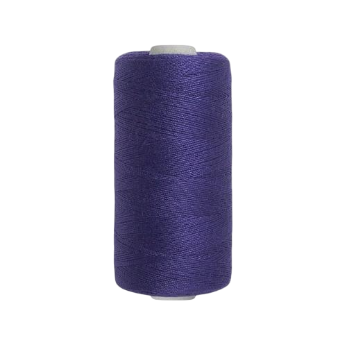 Bobine de fil à coudre - violet foncé - 500 m - 100% polyester - tous tissus