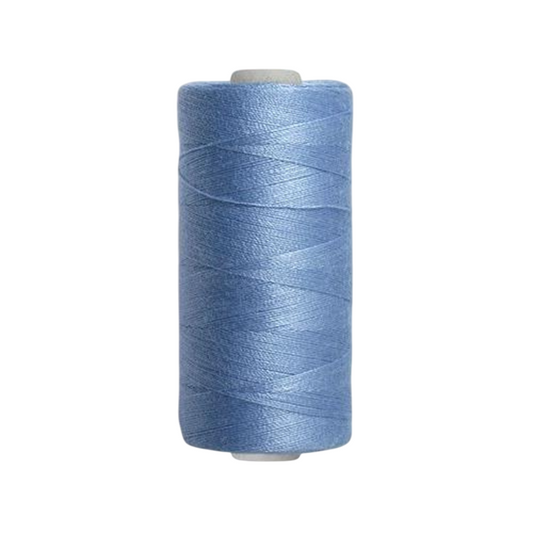 Bobine de fil à coudre - bleu gris - 500 m - 100% polyester - tous tissus
