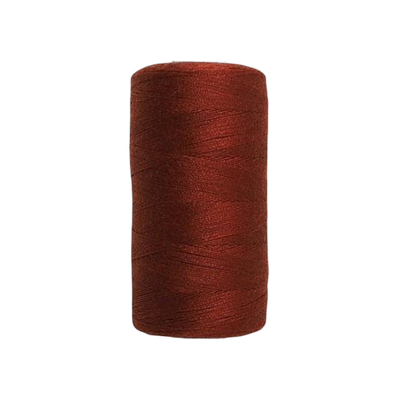 Bobine de fil à coudre - rouge marron - 500 m - 100% polyester - tous tissus