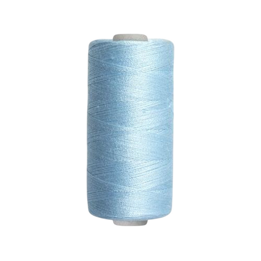 Bobine de fil à coudre - bleu pastel - 500 m - 100% polyester - tous tissus