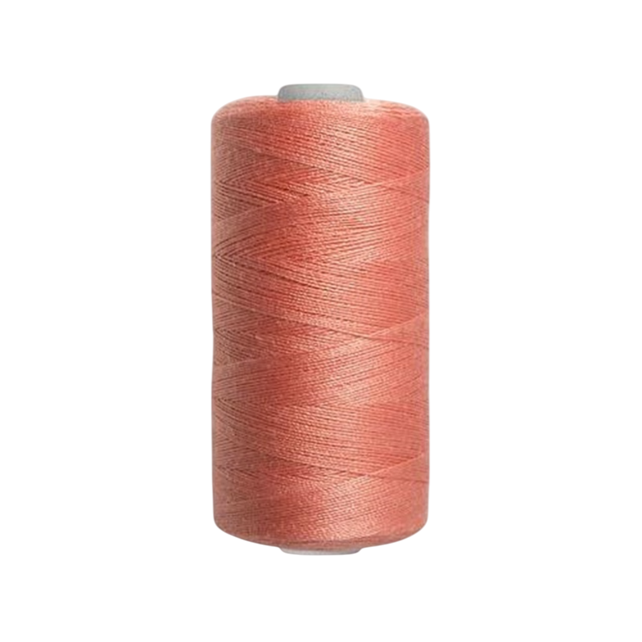 Bobine de fil à coudre -rose orangé - 500 m - 100% polyester - tous tissus