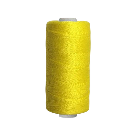 Bobine de fil à coudre - jaune - 500 m - 100% polyester - tous tissus