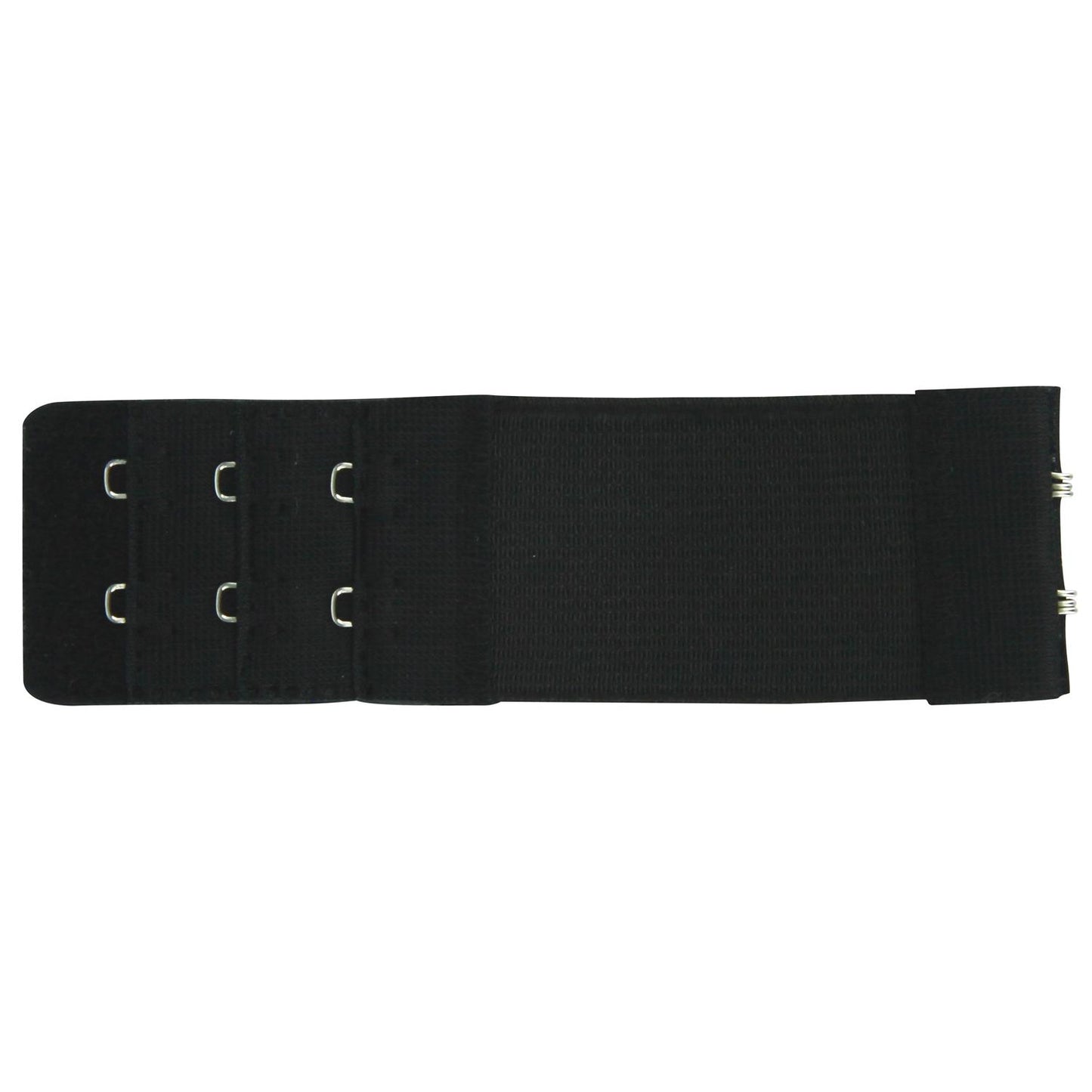 Lot de 3 rallonges de soutien-gorge 2 crochets noir blanc chair. Canocea France