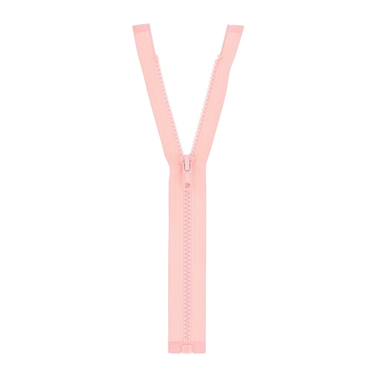 Fermeture à glissière  - Rose - Séparable - Injecté : N° 5 - 75 cm - Plastique