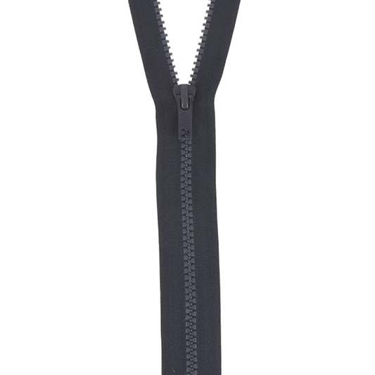 Fermeture à glissière  - Bleu marine - Séparable - Injecté : N° 5 - 25 cm - Plastique