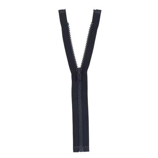 Fermeture à glissière  - Bleu marine - Séparable - Injecté : N° 5 - 55 cm - Plastique