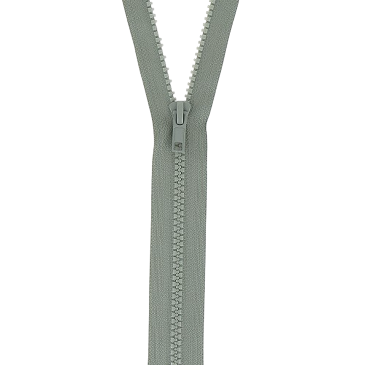Fermeture à glissière  - Gris - Séparable - Injecté : N° 5 - 25 cm - Plastique