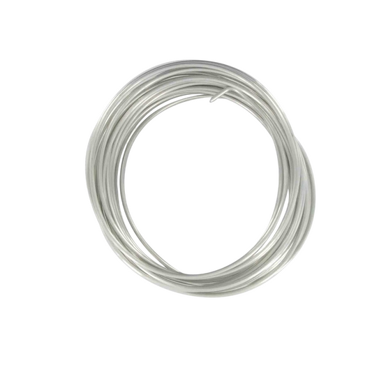 Fil aluminium - argenté - D2mm, Longueur 2 m