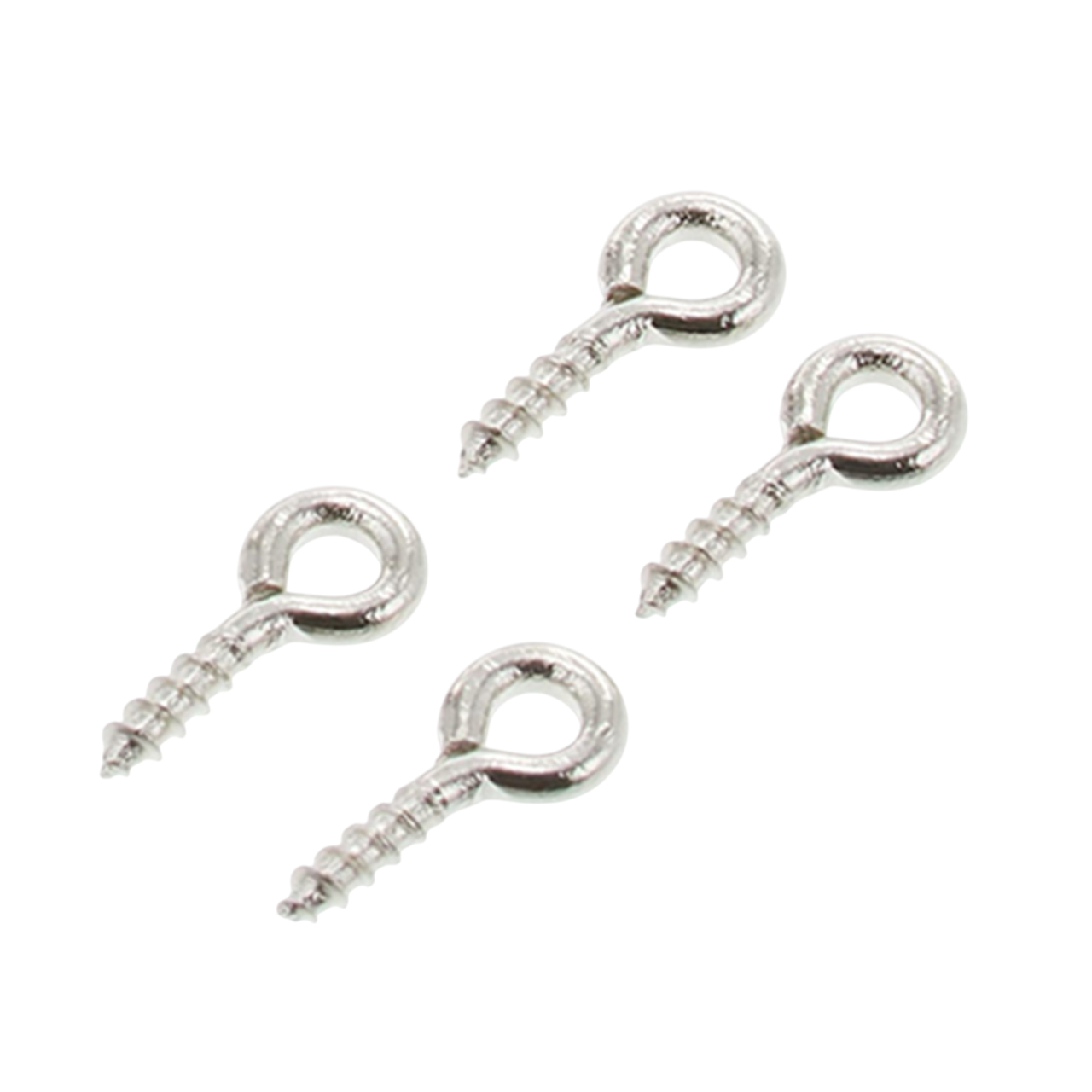 Pitons à visser argentés 5×10 mm – Lot de 50. Canocea France