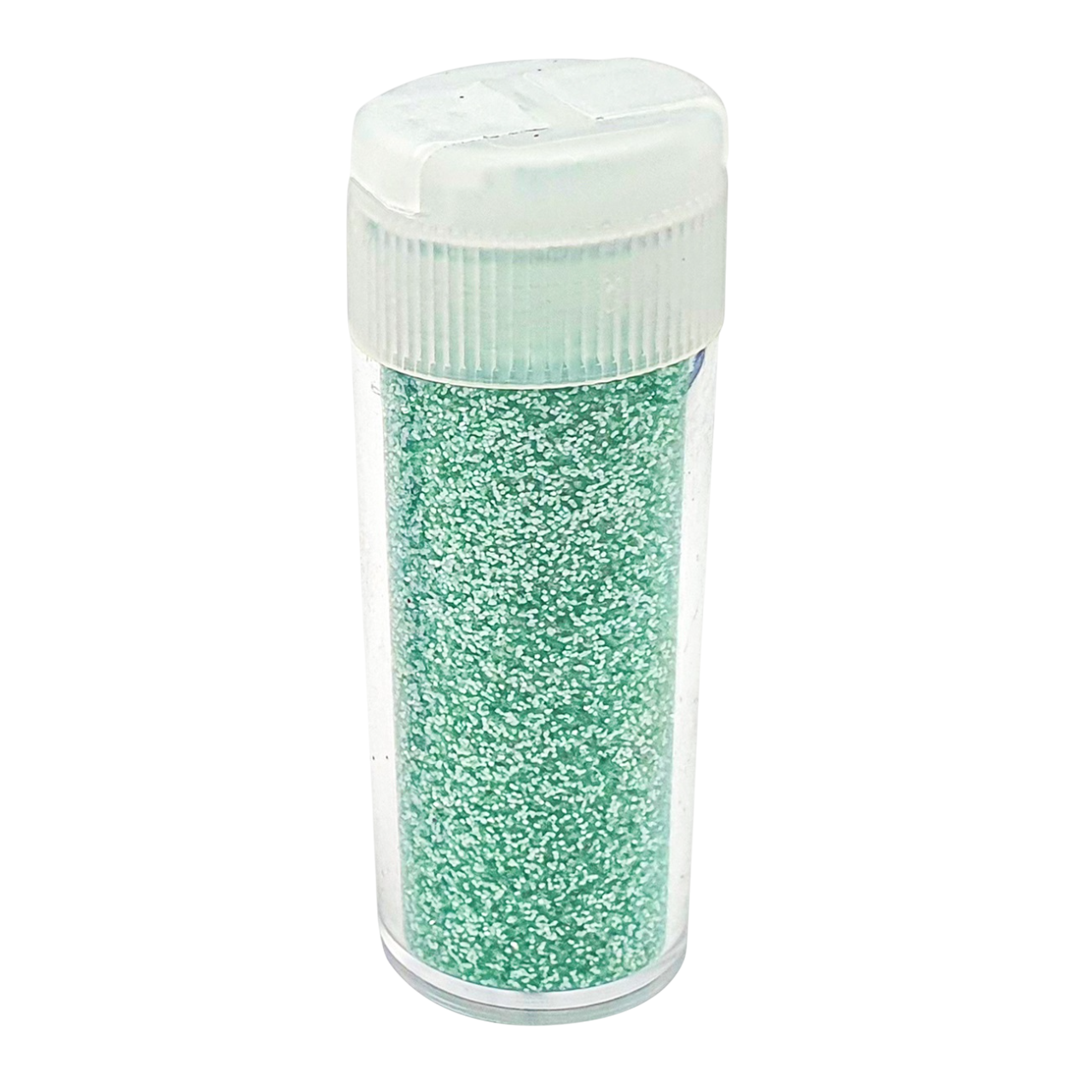 Tube de paillettes biodégradables vert pastel 9 g pour loisirs créatifs et déco. Canocea France