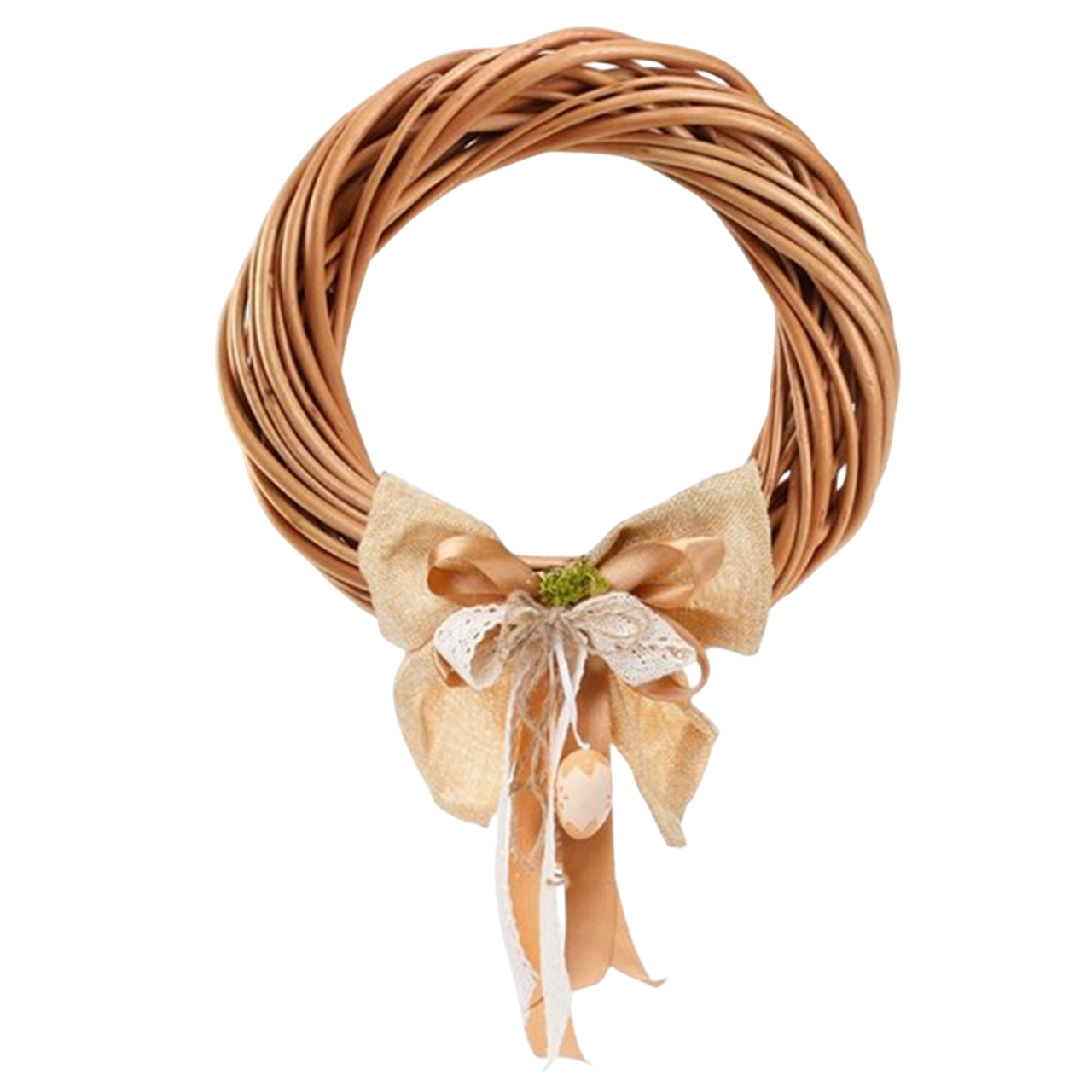 lot 4 mini couronnes naturelles bois clair. Canocea France