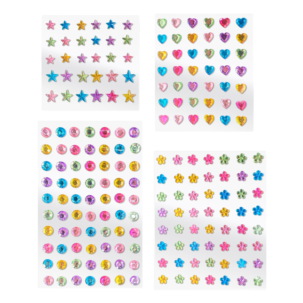 gommettes relief brillantes- activités manuelles - diy - canocea