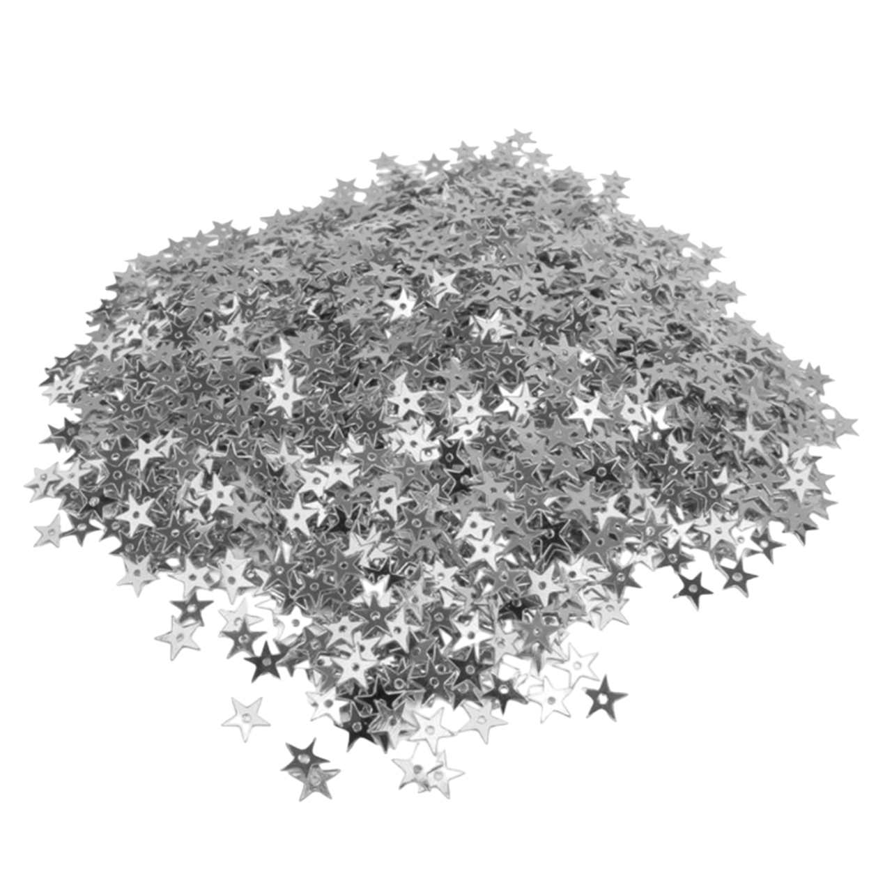 Décoration DIY : étoiles argentées à paillettes pour couture et scrapbooking. Canocea France