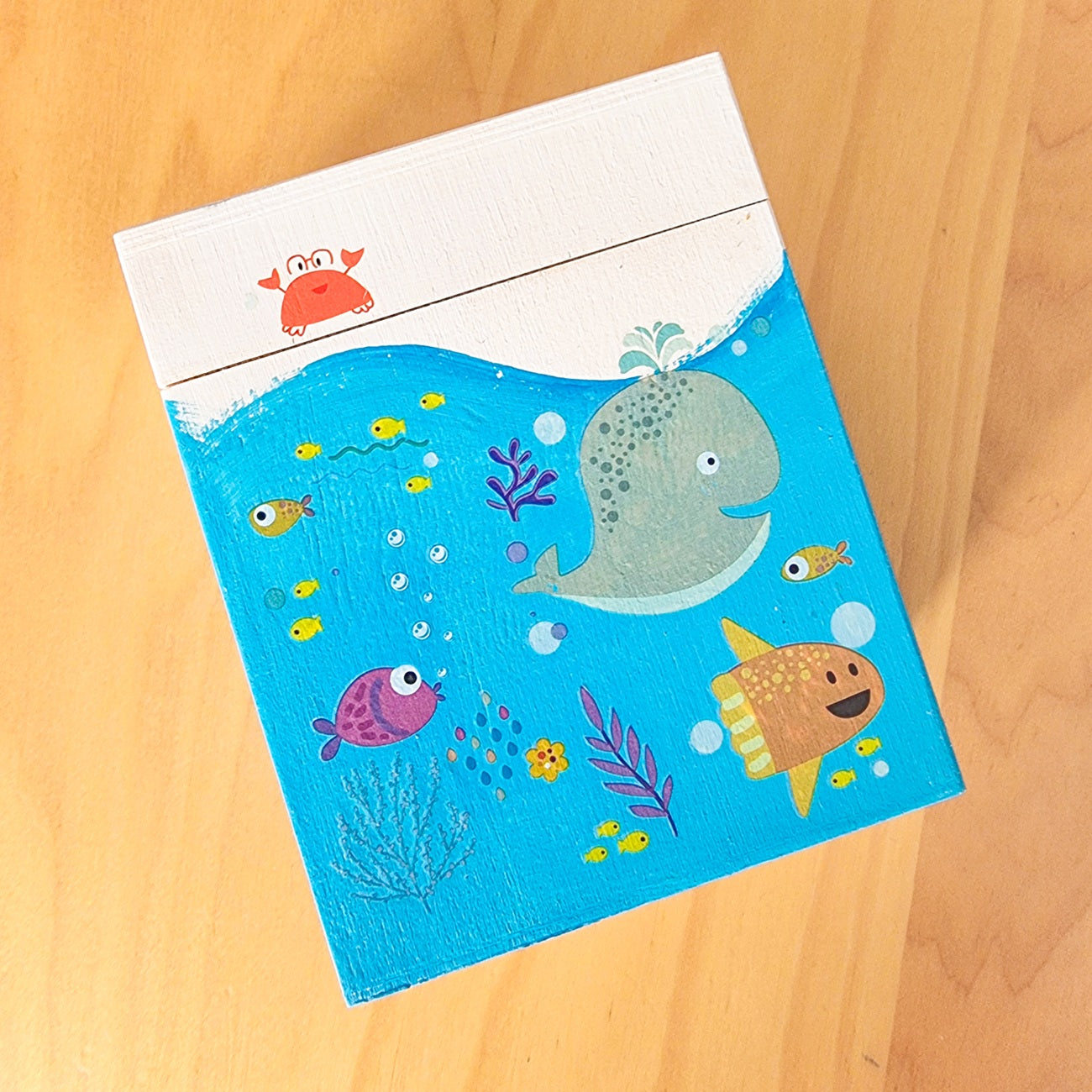 Décalcomanies animaux marins pour DIY et scrapbooking. Canocea France