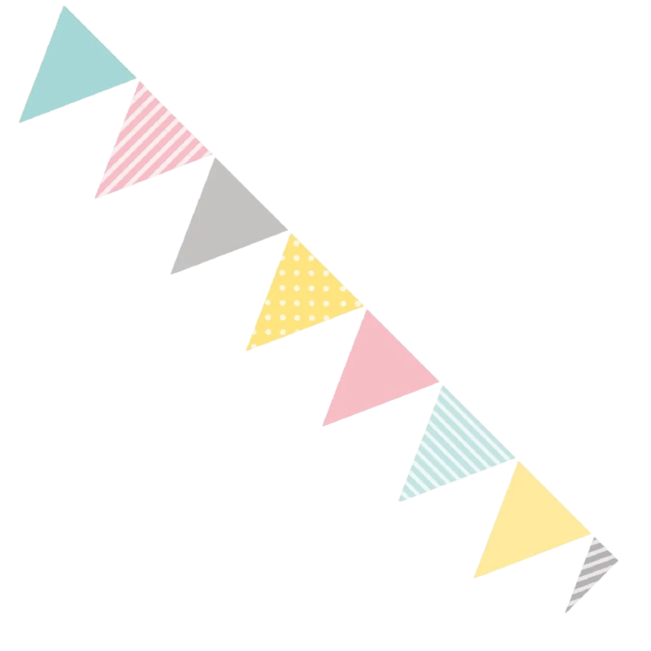 Ruban adhésif fanions pastel avec dévidoir transparent scrapbooking DIY. Canocea France